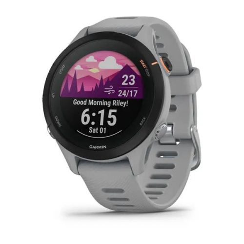 umnye-chasy-garmin-forerunner-255s-so-svetlo-serym-remeshkom